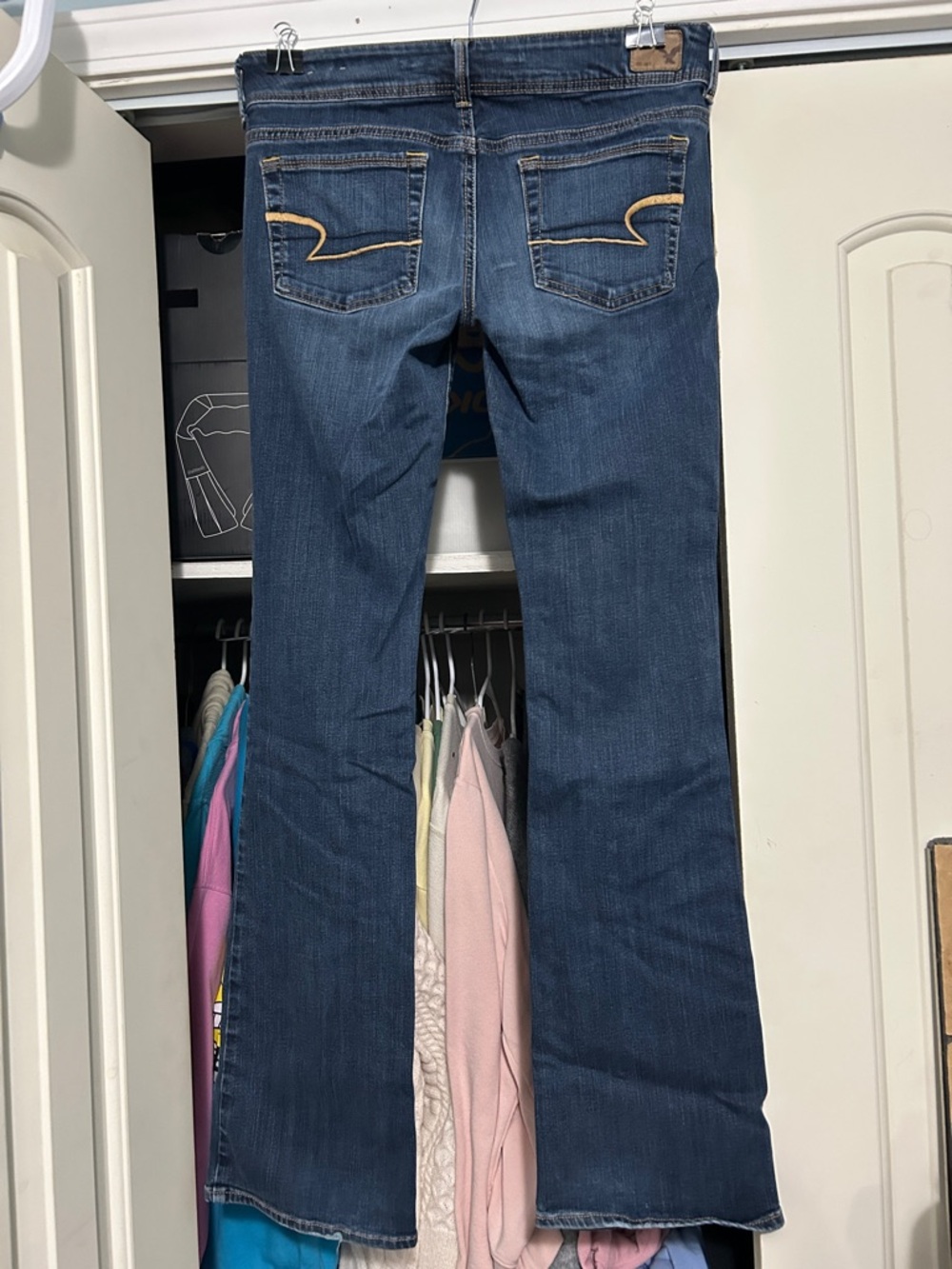 American Eagle Outfitters Dark Blue Flare Jeans